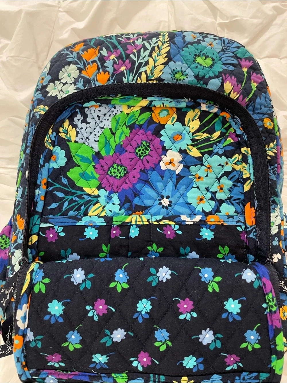 Vera Bradley Midnight Blue Floral Backpack